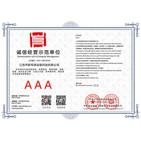 3A誠信示範單位
